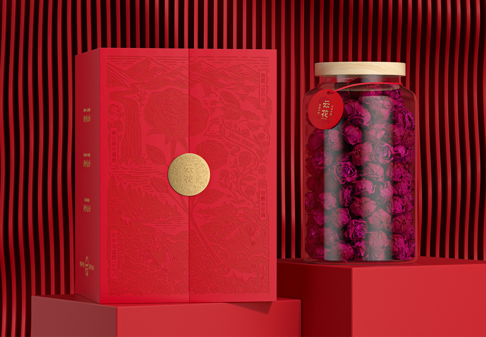 云花 · 冻干墨红玫瑰