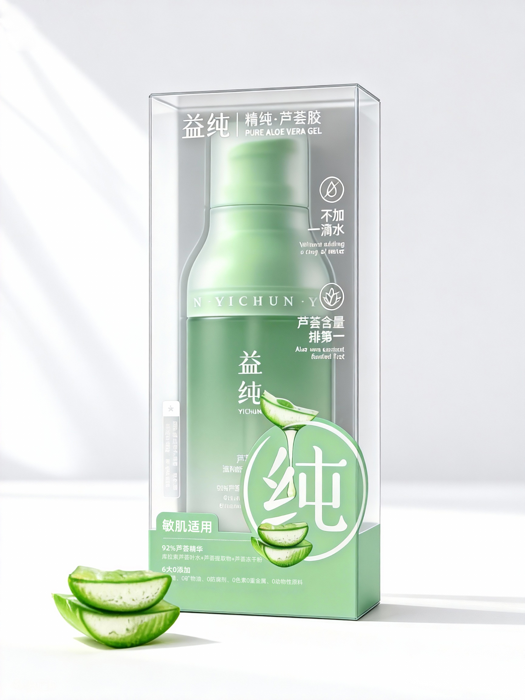 益纯 · 精纯芦荟胶 包装设计图 5
